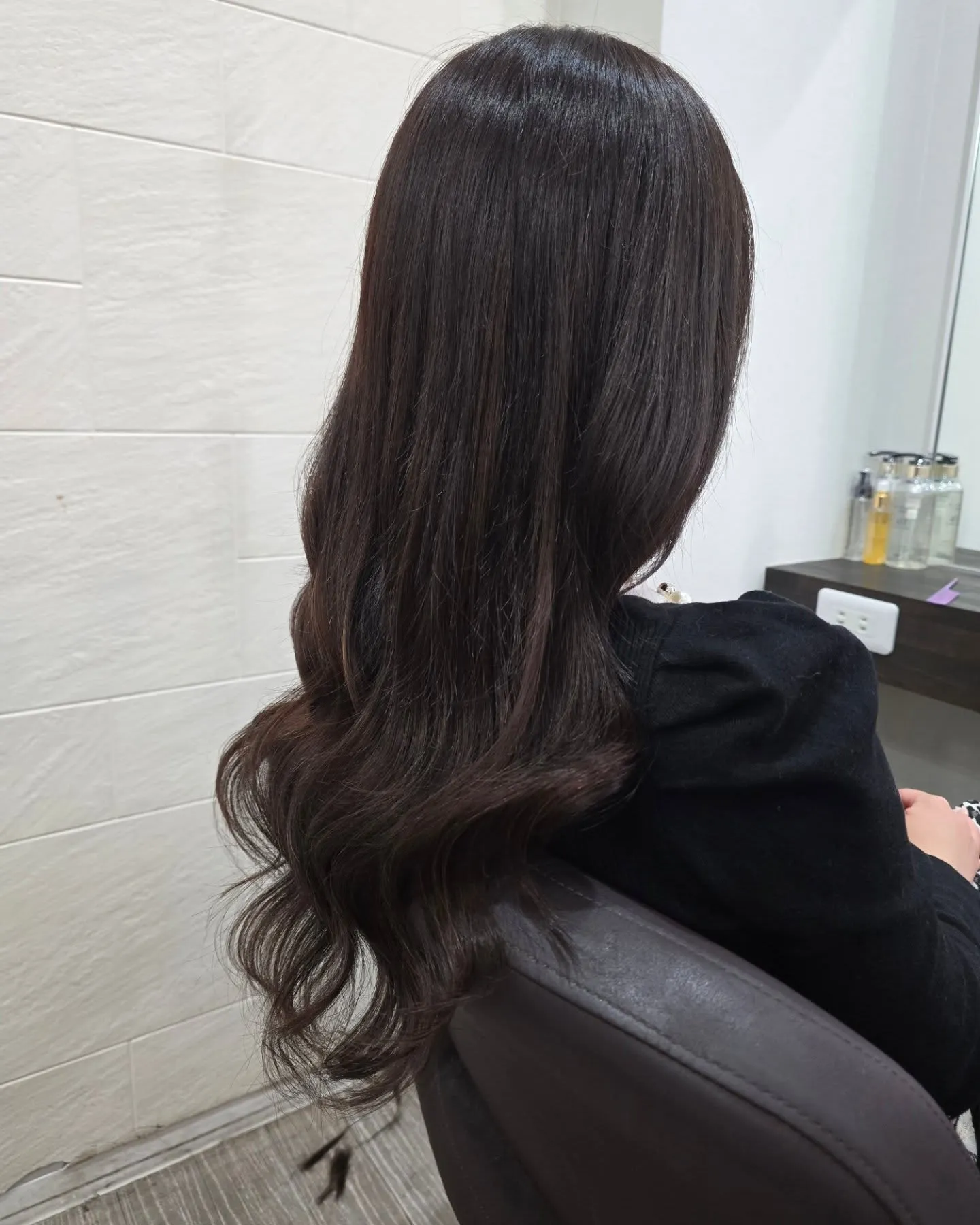 暗めプルエクステ！