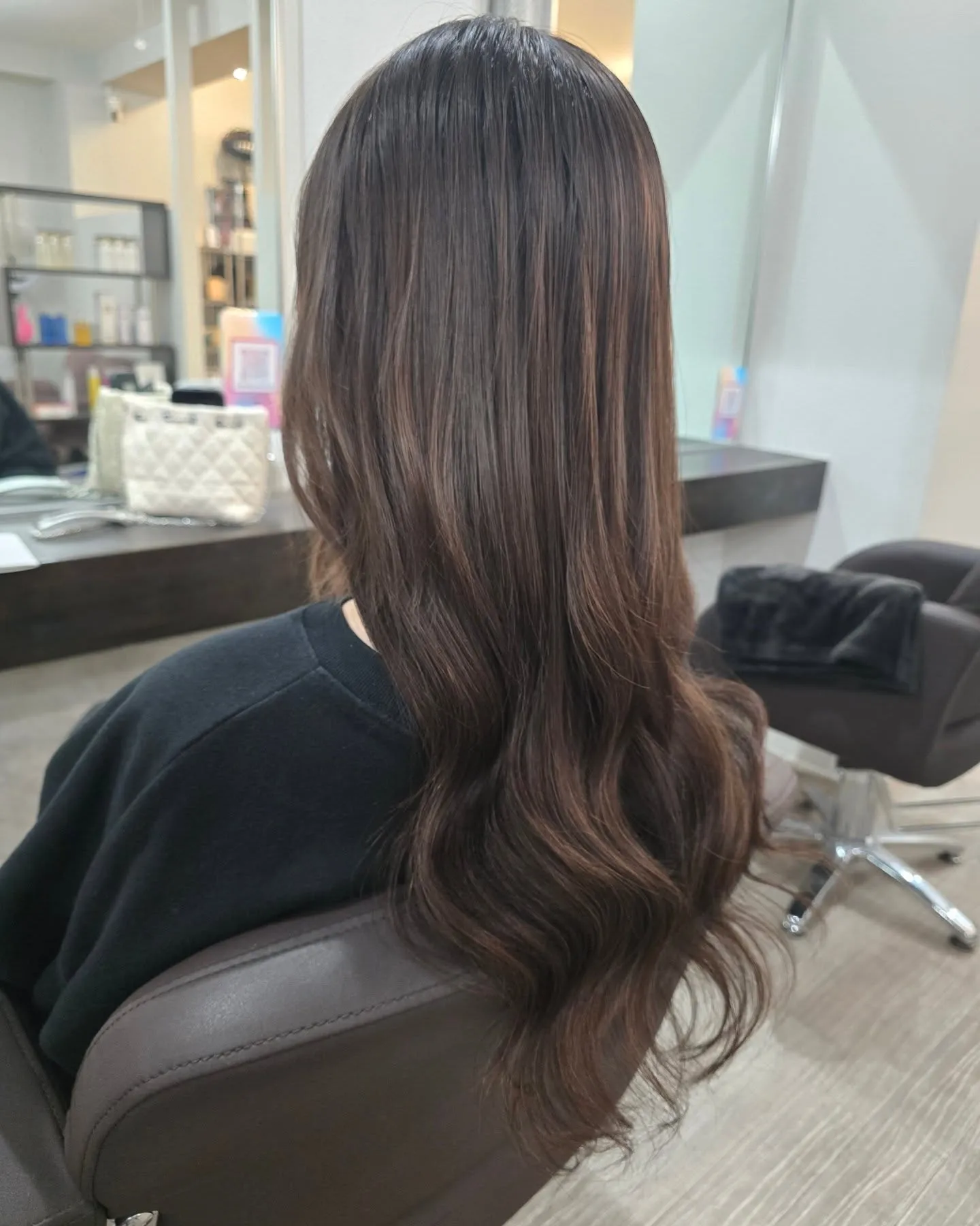 暗めプルエクステ！