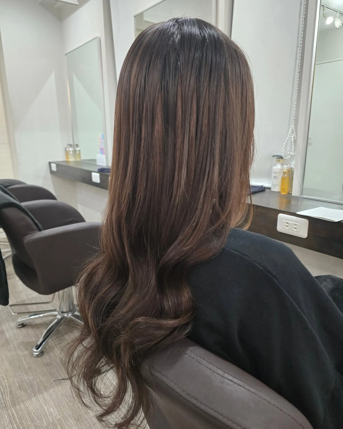 暗めプルエクステ！