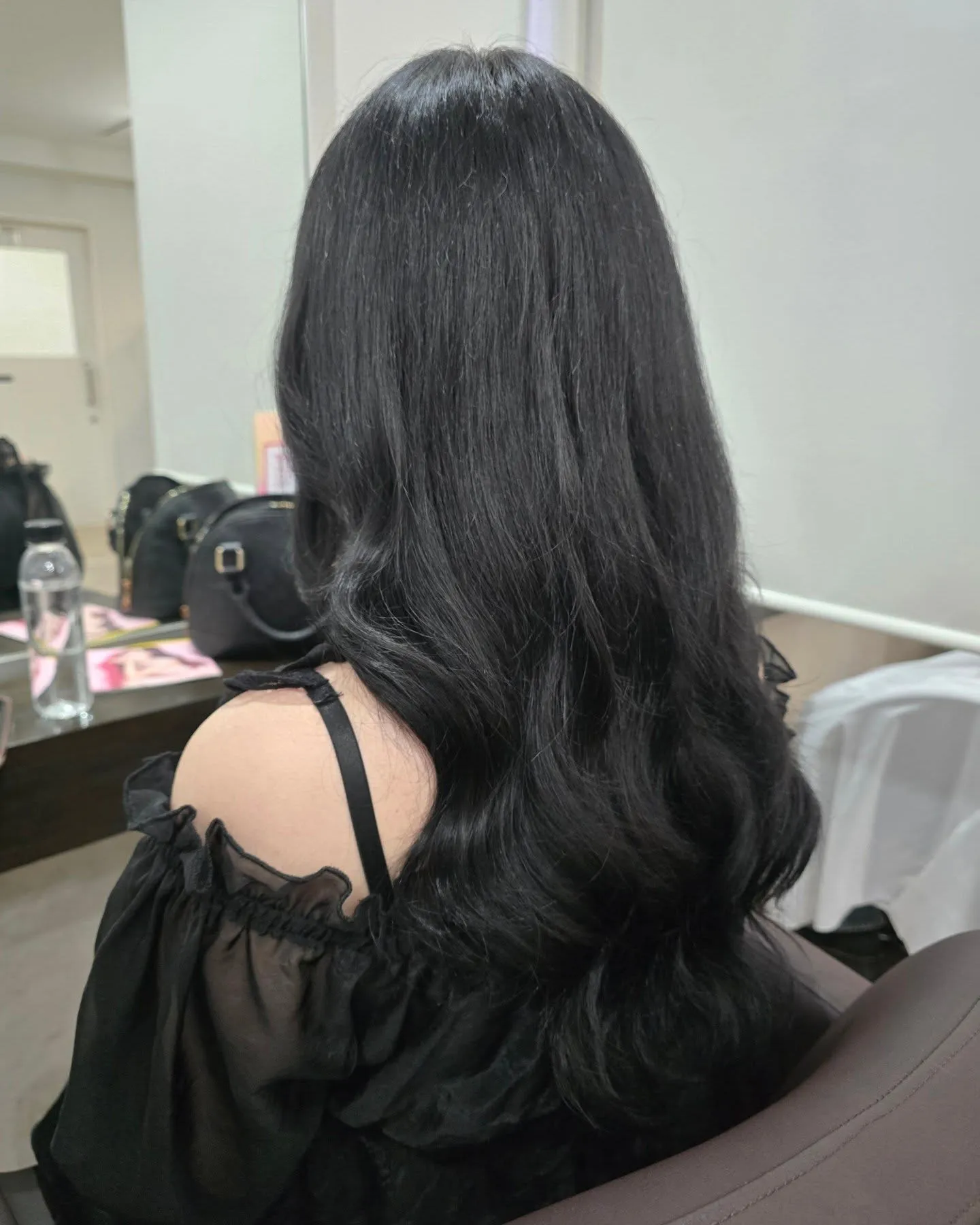 黒髪プルエクステ🎵