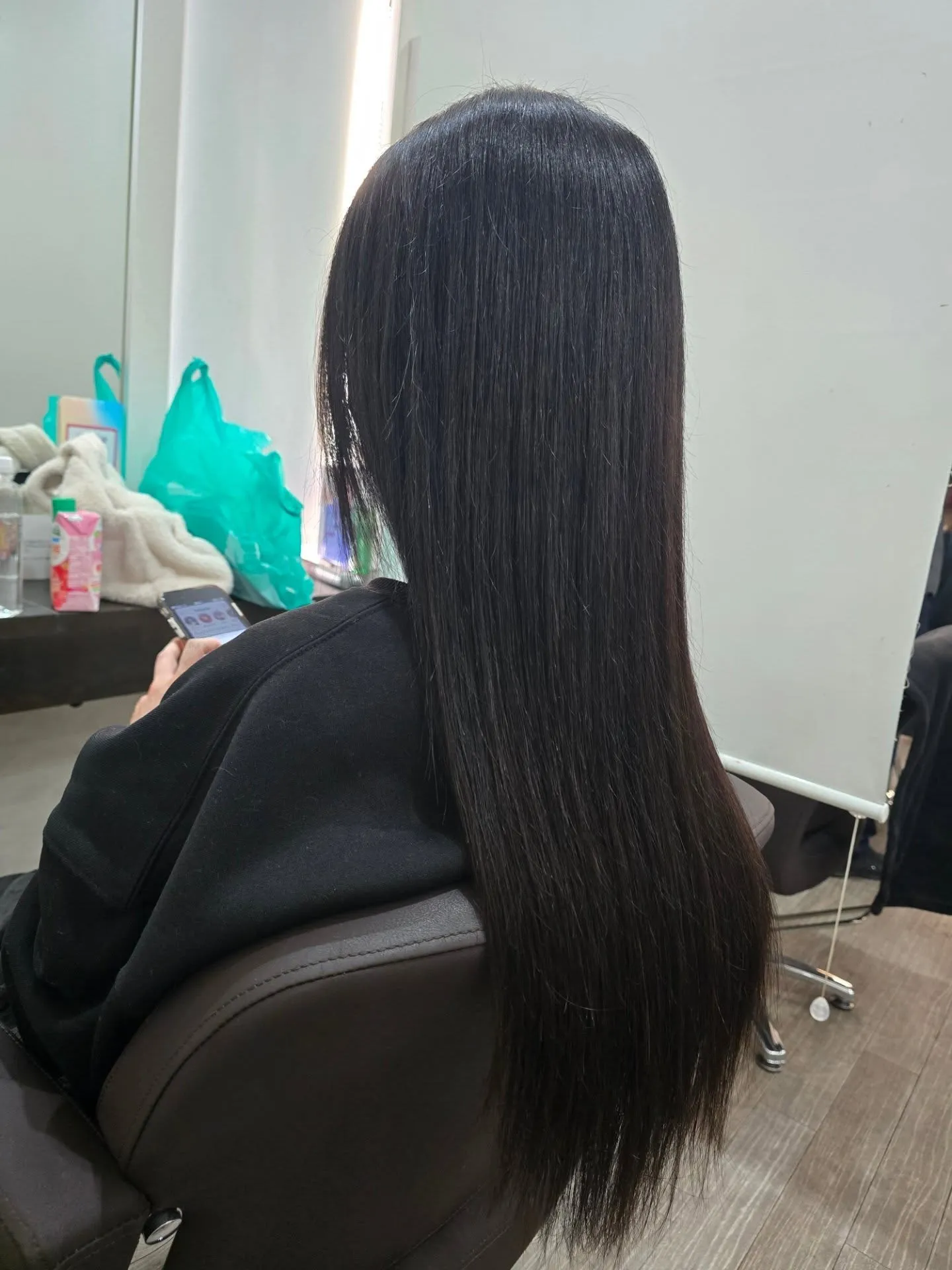 黒髪エクステ🎵