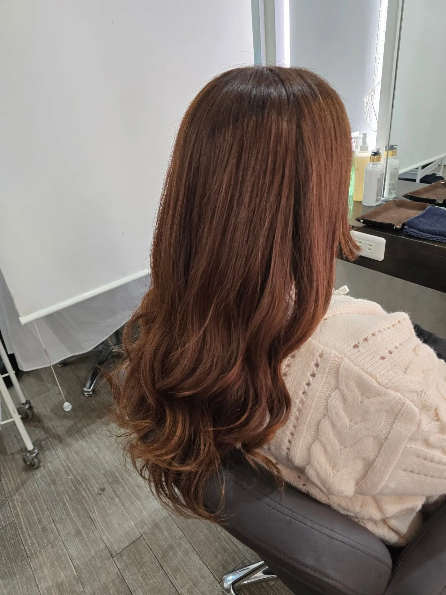 黒髪からブリーチなしダブルカラー🎵