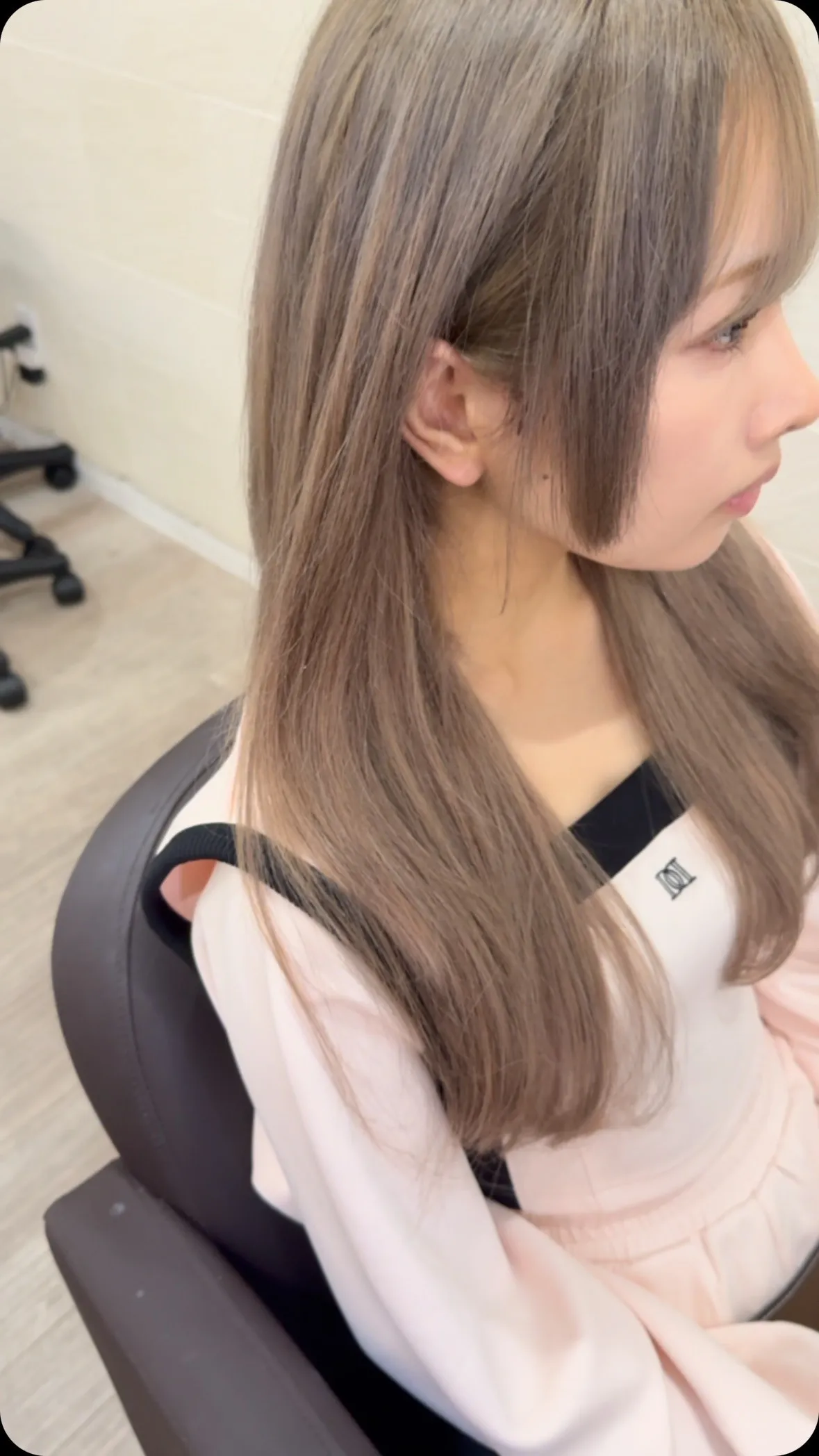 パールベージュエクステ✨️